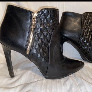 Bcbgeneration black Chameleon leather ankle boot